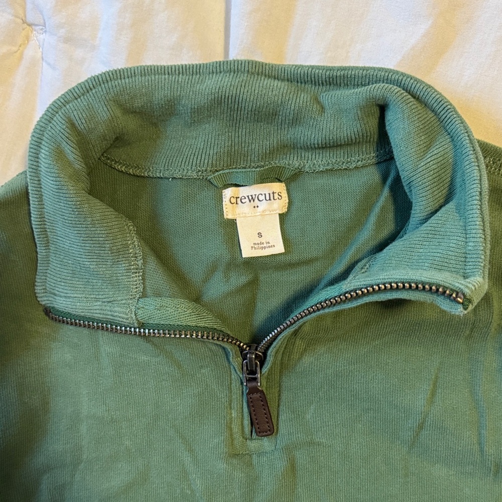 Crewcuts Green quarter-Zip boys Sweater